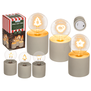 Motivo bombilla, Navidad, 8,5x16 cm, - Product Image 1