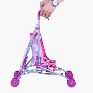 Vente en gros pliable rose parapluie <span class=keywords><strong>poussette</strong></span> <span class=keywords><strong>jouet</strong></span> pour filles bébé semblant jouer et accessoire préscolaire - Product Image 4