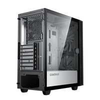 Boîtier d'ordinateur de jeu GAMEMAX Aero 3607 Mid Tower ATX, prend en charge le refroidissement par eau 360, utilisation sur ordinateur de bureau