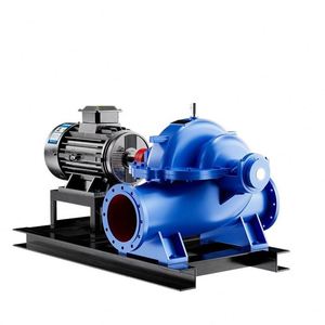 Bomba de Agua para Motor Diésel de Gran Caudal SH, Bomba Centrífuga de Una Etapa y Doble Cabezal, Alta Presión para Drenaje, Riego y Circulación - Product Image 1