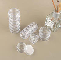 Pot à poudre à ongles en acrylique multicouche empilable 5g PS, récipient cosmétique transparent