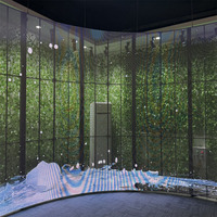 Pantalla LED Transparente para Escaparates P3.9-P7.8, Pantalla LED de Vidrio Transparente para Video Wall Publicitario
