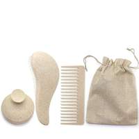 Masseur de cuir chevelu en silicone, peigne de massage vibrant, styler multifonctionnel à air chaud, fer à boucler pour femmes et brosse de bain