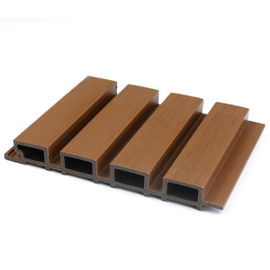 Co-Extrusion WPC 3D Panneau mural intérieur et extérieur carré en grain de <span class=keywords><strong>bois</strong></span> étanche Installation par clic avec <span class=keywords><strong>technique</strong></span> brossée - Product Image 1