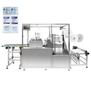 China good manufacture automatic alcohol pre pad packaging machine with cotton pads making machine