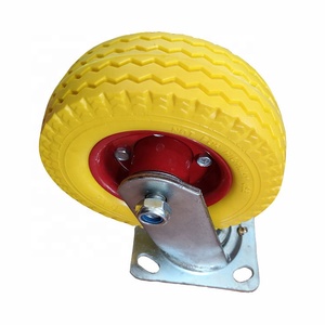 <span class=keywords><strong>6x2</strong></span> inch rắn Polyurethane bánh với khung cố định - Product Image 2