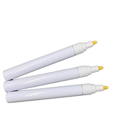 Stylos vides rechargeables en plastique écologiques pour le bricolage, pointe bille, ronde et biseautée, pour le dessin et la peinture