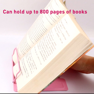Support de livre <span class=keywords><strong>en</strong></span> métal de qualité supérieure Foska, conçu ergonomiquement, 3 couleurs, pour la lecture avec 6 positions de lecture réglables - Product Image 4