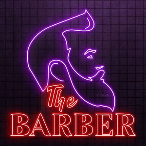 Enseigne néon LED personnalisée pour salon de coiffure, barbier, logo lumineux, publicité commerciale, décoration murale, enseigne néon personnalisée, lumières néon LED sur mesure - Product Image 1