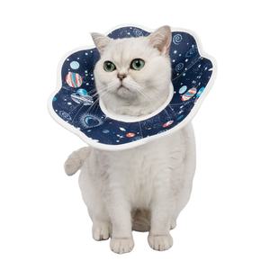 समायोज्य गर्दन स्कार्फ बिल्ली ठीक नरम समग्र कपड़े टिकाऊ पशु पैटर्न - Product Image 1