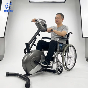 <span class=keywords><strong>Vélo</strong></span> d'exercice portable en acier de haute qualité avec écran LCD pour la rééducation des personnes âgées, victimes d'AVC, hémiplégiques, entraînement des membres supérieurs/inférieurs - Product Image 1
