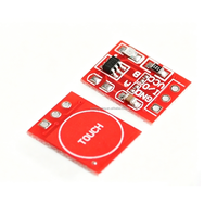 Module de bouton tactile TTP223, interrupteur capacitif à mouvement ponctuel autobloquant, module de commutation à induction à clé de transformation à circuit unique