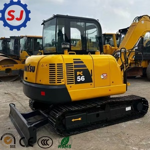 Excavadora de cadenas KOMATSU PC56 original de Japón, modelo 2022, 95% nueva, usada, maquinaria de construcción hidráulica, motor en buen estado. - Product Image 6