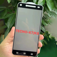 Protecteur d'écran de confidentialité en verre trempé mobile pour TECNO POP2 POCO C51/C50/ITEL A56/INFINIX NOTE7