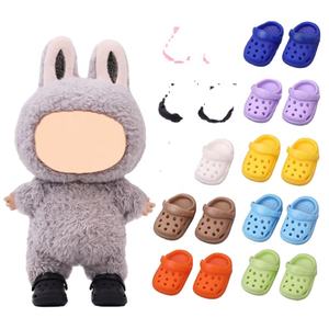 <span class=keywords><strong>รองเท้า</strong></span>โฮลลี่ <span class=keywords><strong>รองเท้า</strong></span>ตุ๊กตาบูบู <span class=keywords><strong>รองเท้า</strong></span>สไตล์คร็อกส์ พื้น<span class=keywords><strong>รองเท้า</strong></span>โฮลลี่ เหมาะสำหรับตุ๊กตาลาฟูฟูขนาด 15 ซม. และ 17 ซม. - Product Image 1