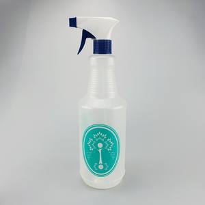 Bouteille de désinfectant en plastique avec déclencheur, 32 Oz, 1 litre, bouteille avec déclencheur - Product Image 1