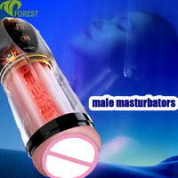 Distributor Aircraft Cup Männliches Sexspielzeug Masturbationsgerät für Erwachsene Männer Intelligentes Interaktives Heiz-Masturbationsgerät aus TPE-Material