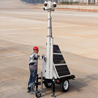 Remolque de Seguridad Solar Impermeable con Cámara PTZ y Mástil de 6m: Solución Todo en Uno para Monitoreo de Estacionamientos y Eventos al Aire Libre