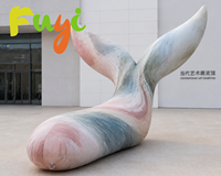 Modèle de sirène gonflable personnalisé de haute qualité, prix d'usine, modèle de queue de poisson gonflable pour la décoration d'activités thématiques