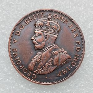 Moneda Conmemorativa Australiana de 1 <span class=keywords><strong>Penny</strong></span>-George V (1925-1930), Pin Decorativo de Latón Bañado en Cobre, Diseño Metálico con Tema de Logotipo de Amor - Product Image 2