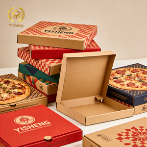 Caja de Embalaje para <span class=keywords><strong>Pizza</strong></span> con Impresión Colorida, Caja de Forma Especial, Embalaje Corrugado, Caja Rígida de Cartón para Envío de <span class=keywords><strong>Pizza</strong></span> - Product Image 2