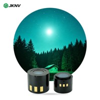 Kacamata Penglihatan Malam PVS-7 Gen2+ FOM1200 P43 Green Phosphor 60 Lp/mm yang Dipasang di Helm 1x JKNV OEM ODM