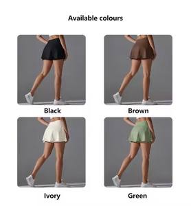 女式定制健身运动裙高腰瑜伽运动服-双色网球服批发健身房运动服 - Product Image 4