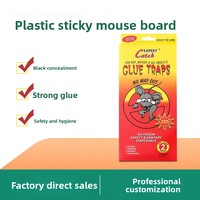 Piège à souris en gel adhésif puissant, fabriqué en matériau PS, piège à colle en plastique non toxique pour souris et parasites