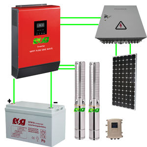 ソーラーパネルシステム1kw 2kw 3kw 5kw 7kw 10kw風力タービン発電機ホームオフグリッドハイブリッドシステム - Product Image 5