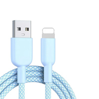Cable de Carga Rápida USB-C Tipo-C L 60W PD 3A con Conductor de Cobre Puro y Trenzado de Nailon para iPhone, Laptop, Tablet, Impresora y Cámara