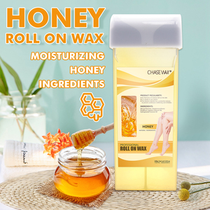 กำจัดขน <span class=keywords><strong>Wax</strong></span> Factory 100G น้ำผึ้ง Soft Roll On <span class=keywords><strong>Wax</strong></span> Cartridge Depilatory แถบขี้ผึ้งสำหรับผิวบอบบาง - Product Image 2