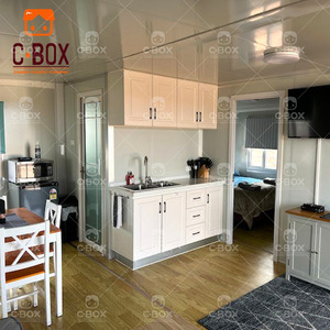 Maison conteneur pliable C-BOX 20ft 40ft, design moderne extensible pour habitation - Product Image 3