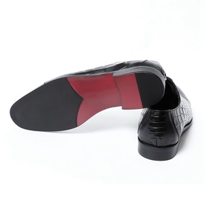 Chaussures habillées pour hommes British Bullock <span class=keywords><strong>en</strong></span> cuir verni à motif <span class=keywords><strong>crocodile</strong></span>, style business décontracté - Product Image 6