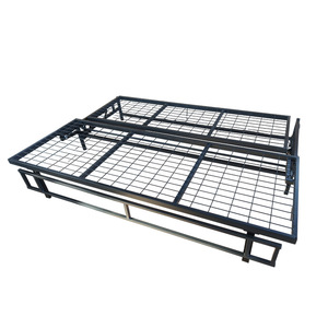 Two Fold <b>Bed</b> <b>Frame</b> Iron Mesh Furniture <b>Frame</b> Specialty Sizes <b>Foldable</b> Living Room Industrial Design - Product Image 1