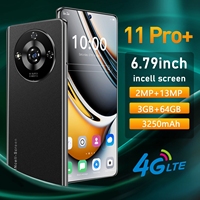 هاتف أصلي OEM بذاكرة 3 جيجابايت + 64 جيجابايت، شاشة كاملة 6.8 بوصة بدقة 1640*720، نظام أندرويد 9، هاتف محمول بشريحتين، هاتف ذكي