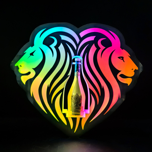 Logotipo personalizado Control recargable Bebidas Tinas LED Botella Demostrador Premium Led Botella Presentador - Product Image 5
