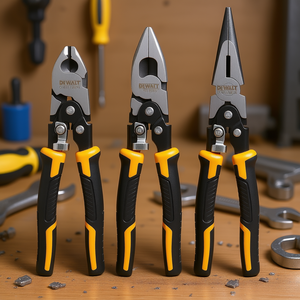 Juego de Alicates DeWalt de 3 Piezas: Alicates de Corte Diagonal y Alicates de Punta Larga - Product Image 3