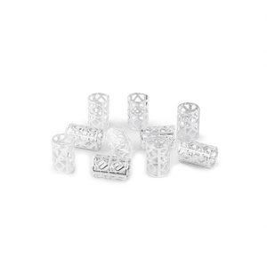 Anelli per trecce 10x15mm per extension per capelli, 10 pezzi - Product Image 1