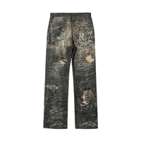 Jean Boyfriend Vintage Y2K Hip Hop à Imprimé Numérique Intense, Taille Haute en Coton Denim, Qualité Supérieure, pour Hommes et Femmes
