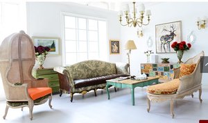 Factory Supply Living Room Furniture French Traditional Wooden <b>Rattan</b> Chaise Lounge - Product Image 3