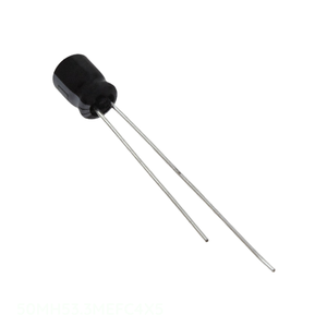 ตัวเก็บประจุแบบมีรู3.3 uF 20% 50V ตัวเก็บประจุแบบ50MH53.3MEFC4X5ผ่านรูโหว่3.3 uF - Product Image 1