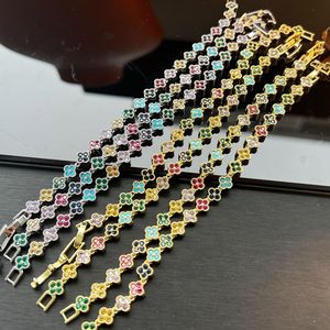 Pulsera ZHENXUN con Diseño de Trébol de Cuatro Hojas, Antidesvanecimiento, a la Moda, Fresca, con Diseño Exclusivo para Grupos Minoritarios, Versátil - Product Image 5
