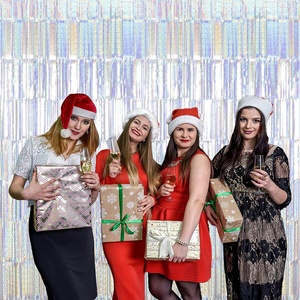 2M lluvia seda borla niños flecos cortinas cumpleaños fiesta decoración <span class=keywords><strong>Fondo</strong></span> Láser Color pared boda hoja cortina - Product Image 5