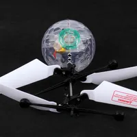 Drone lumineux LED télécommandé, hélicoptère volant, boule lumineuse, aéronef à détection, jouets originaux et spéciaux pour fêtes