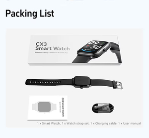 Cx3 שעון חכם אופנה tft מסך מגע שיחה bt שינה דופק כושר מעקב אחר ספורט עמיד למים חכם גברים נשים - Product Image 6