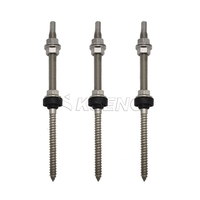 Boulon de fixation en aluminium SUS304 certifié M8 CE pour système de montage de panneaux solaires