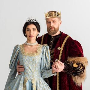 Secretshine Co Baroque <span class=keywords><strong>Reine</strong></span> <span class=keywords><strong>Couronne</strong></span> Diadème À La Main Cristal <span class=keywords><strong>Roi</strong></span> <span class=keywords><strong>Couronne</strong></span> pour La Fête De Bal Anniversaire De Noël Décorations De Pâques - Product Image 5