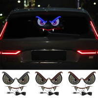 Lumière d'ambiance universelle pour l'intérieur de la voiture, lampe décorative LED effet œil de vampire/démon, éclairage d'ambiance intérieur automobile, vente en gros