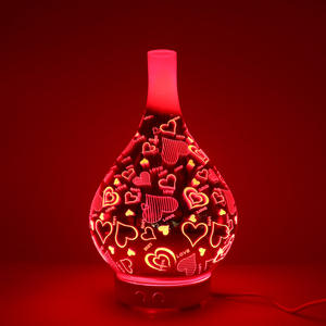 3D Glass Aroma Diffuser 0.5L USB Led <b>Light</b> Humidifier <b>For</b> Home Office Gift - Product Image 2