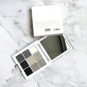 باليت ظلال عيون ساتان مضيء يدوم طويلاً بـ 9 ألوان، مات ولامع، مكياج سموكي، بودرة ملونة مقاومة للماء - Product Image 4